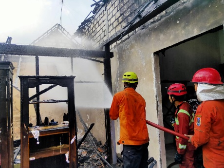 Kebakaran Rumah di Montong Tuban Tidak Ada Korban Jiwa
